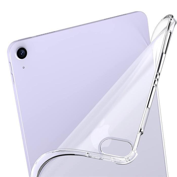 Case for iPad Air 13 Inch - Phonillico® - Shockproof - Soft TPU - Transparent - Reinforced Protection