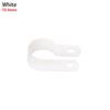 100Pcs Plastic R-Type Clip Cable Clamp P Clips Black Nylon Fasteners Cable Mounting Fix Hardware Wiring Hose Fasteners
