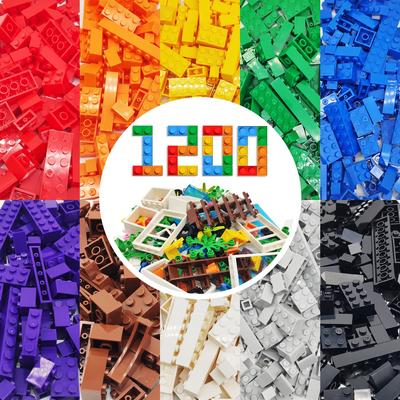 WYSWYG 1200 деталей, полностью совместимых с блоками основных брендов, классические строительные блоки, игрушки, базовые блоки, 10 цветов, 14 форм, подходят для детей в возрасте 6 лет