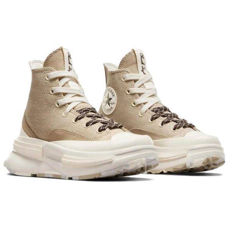 Converse Run Star Legacy Удобные Универсальные Высокие Кеды из Канваса Унисекс Кроссовки Молочно-белые A09092C
