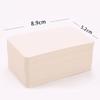 100pcs Blank Kraft Ppaer Message Card Business Card DIY Gift Card for New Year Birthday 89x 52cm