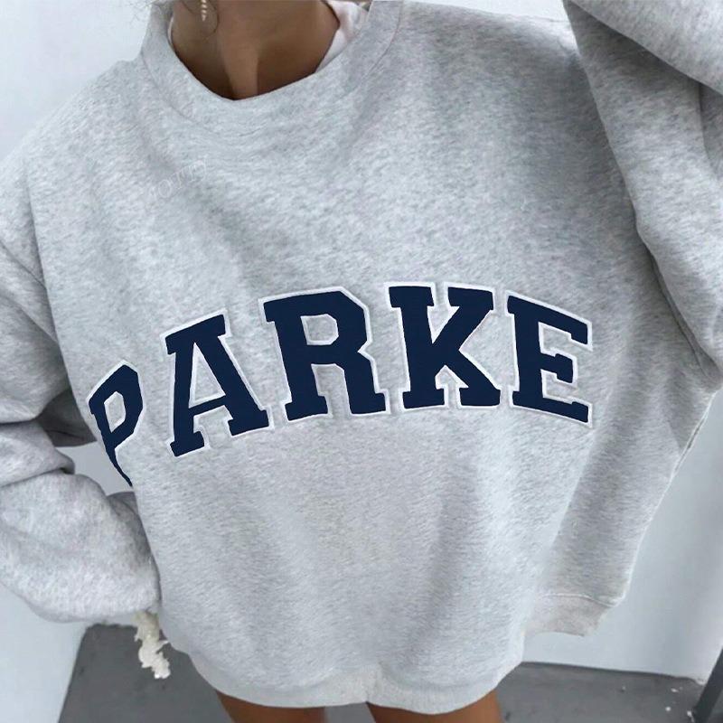 Printed Sweater Women's 2025 Autumn and Winter Round Neck Pullover Long Sleeve