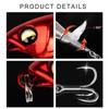 5Pcs Propeller Surfaces Lure Topwater Fishing Lures Fish Hook Propeller Noise Baits Propeller Noise Baits Easy to Use