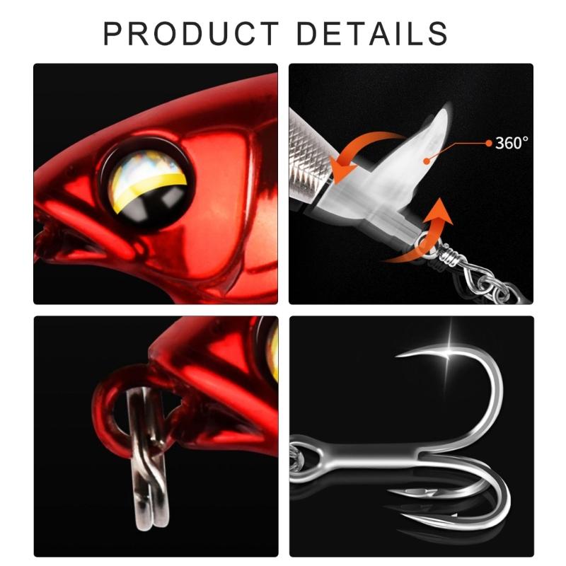 5Pcs Propeller Surfaces Lure Topwater Fishing Lures Fish Hook Propeller Noise Baits Propeller Noise Baits Easy to Use