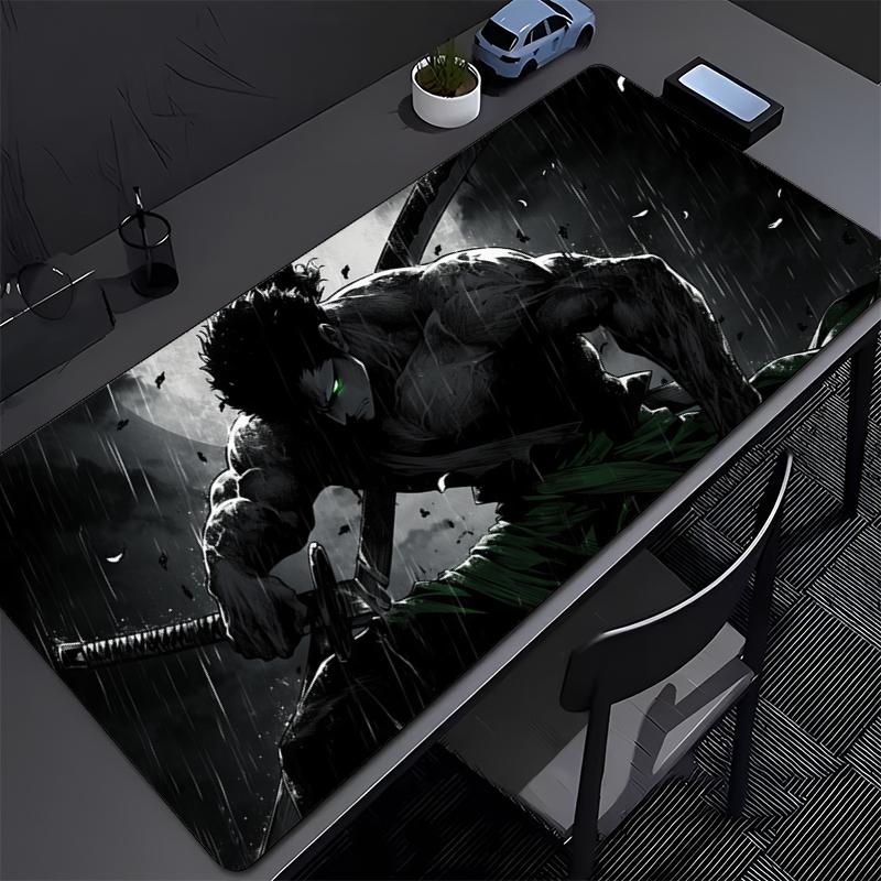 One Piece Roronoa Zoro Green Eye Dragon Anime Extended Desk Pad NonSlip AntiDirt Gaming Mouse Pad Anime Big Mouse Pad