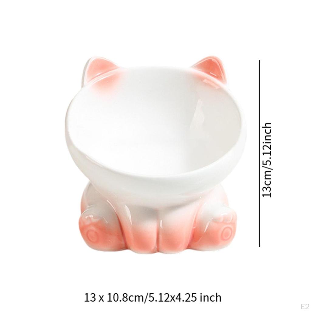 Миска для кормления кошек, фарфоровая емкость для поения, миска для корма собак и воды