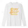 Stay Gold Ponyboy T Shirt vintage Washed Soft Stylish streetwear Breathable designer clothes Stretched Slightly homme Unisex