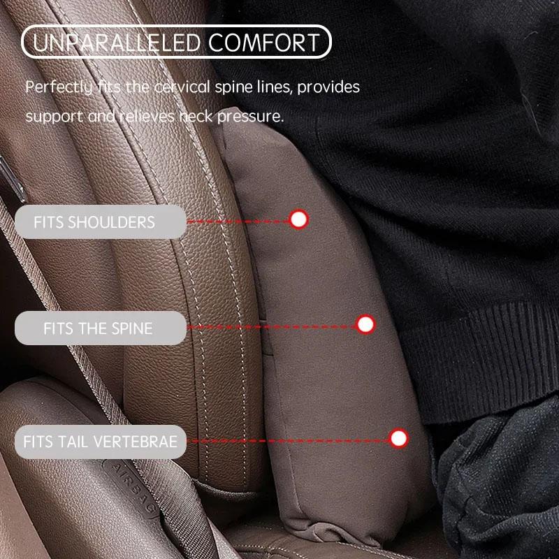 AABID1 Car headrest lumbar support set,car neck protection waist cushion,car accessories,for mercedes-benz CLA CES CLS SLK GLK CLK SLS