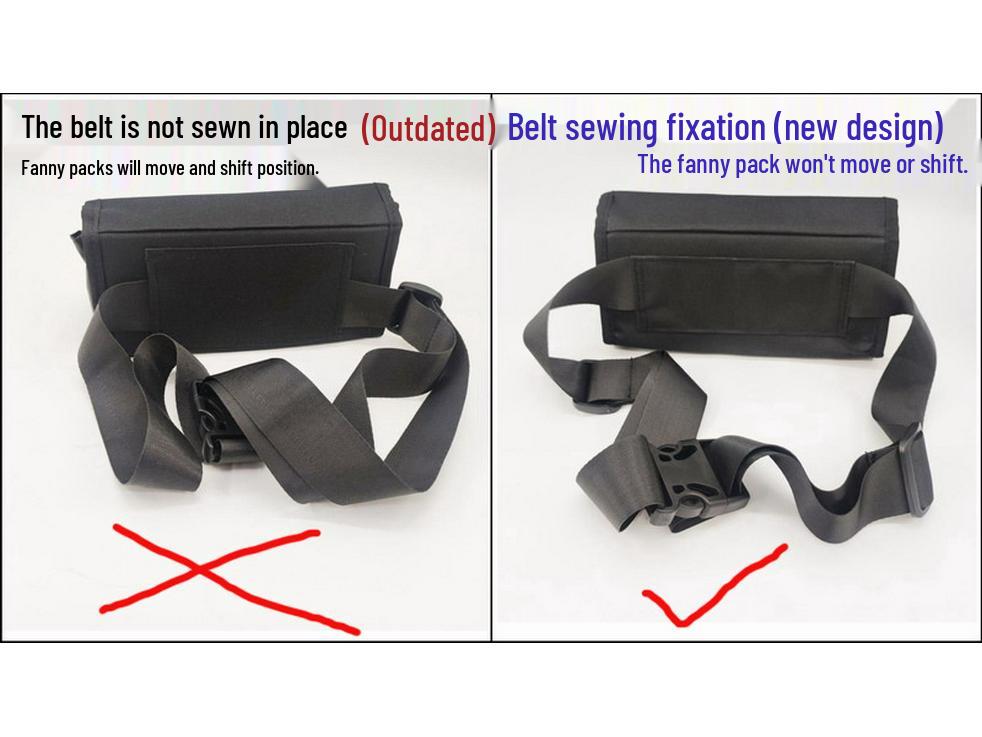 5th Gen Euro Coin Tube Fanny Pack Set - 600D Oxford Coin Purse & Storage Bag