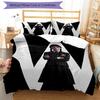 3pcs Wednesday Bedding Set Duvet Cover Closure Includes 1 Duvet Cover & 2 Pillowcases, Soft and Comfortable for All Seasons.