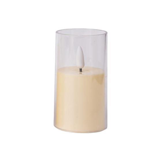 Светодиодная лампа-свеча, реалистично выглядящая, беспламенная, на батарейках, мерцающая поддельная свеча, украшение для вечеринки