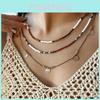 Bohemian Style Beaded Necklace With Handmade Layered Choker For Women