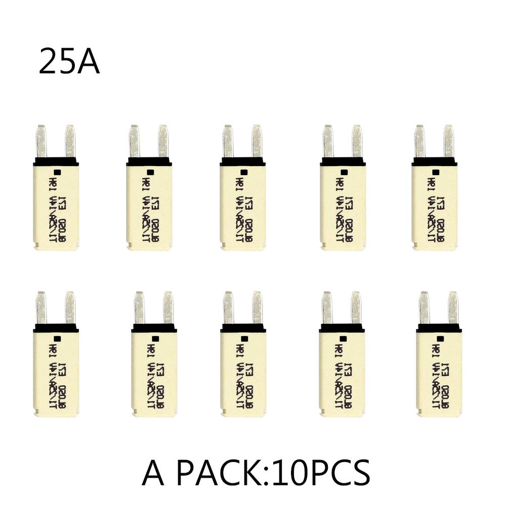 IZTOSS 10PCS 5-30A 14V Small Blade Fuse Automatic Reset Fuse Circuit Breaker Current Overload Protector for Car Truck Boat RV Circuit Breaker 6
