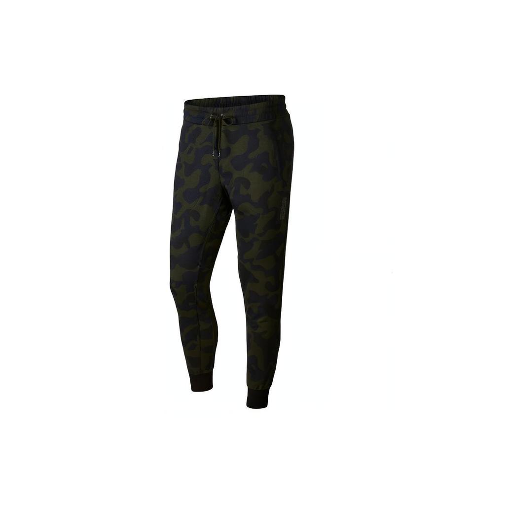 Nike Спортивные штаны мужские черные зеленые CJ0951-475