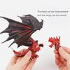 Детские игрушки-фигурки динозавров-монстров, 3D летающий дракон с крыльями для мальчиков, подарок, настольные украшения