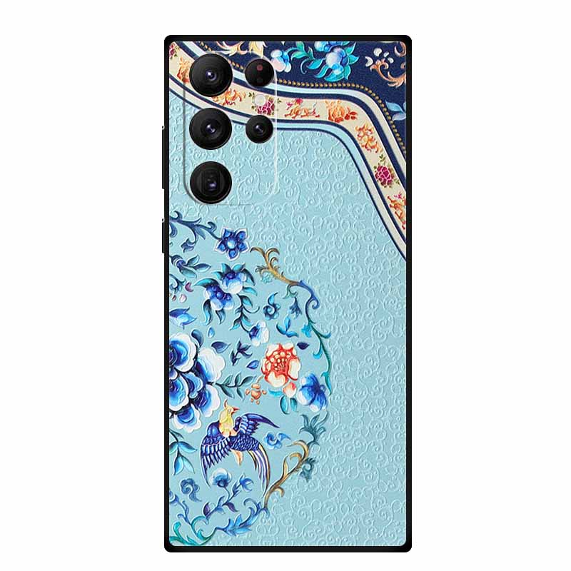 3D Тисненый Чехол Для Телефона Samsung Galaxy S25 Ultra Мягкий Силиконовый Чехол-Бампер Для Samsung S25 S23 S22 S24 Ultra Задняя Крышка Чехол Сумка