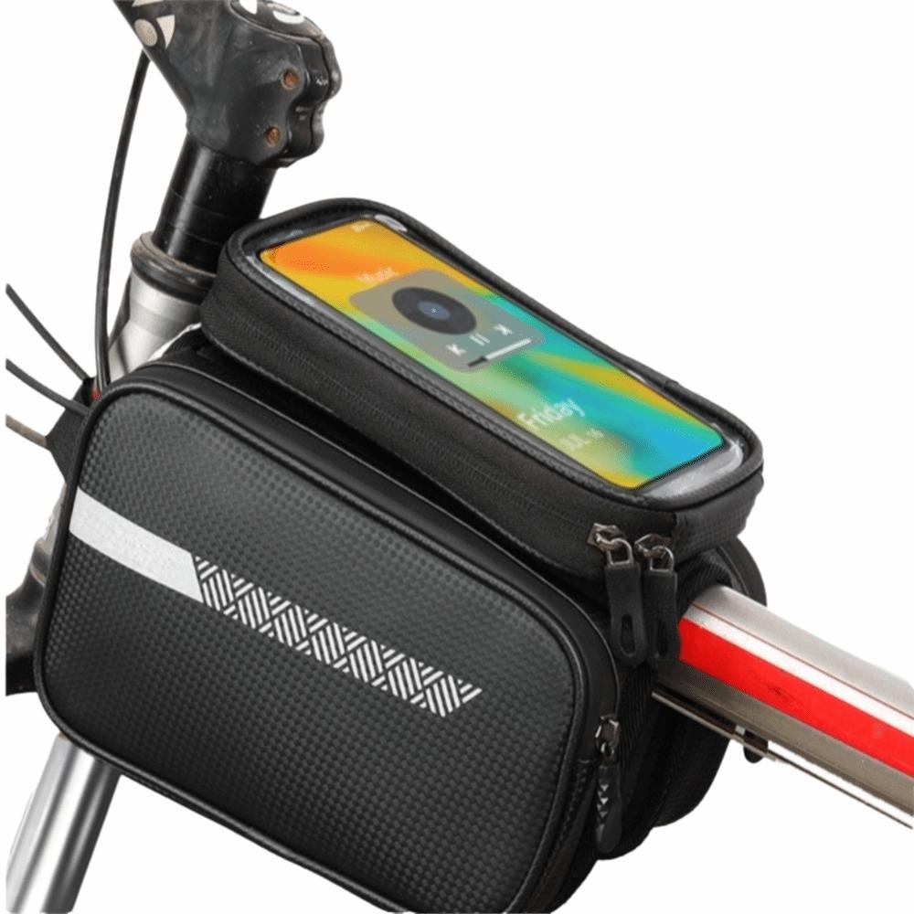 Multifunction Cycling Phone Front Frame Bag Waterproof Cycling Top Tube Bag  Road Bike Cycling