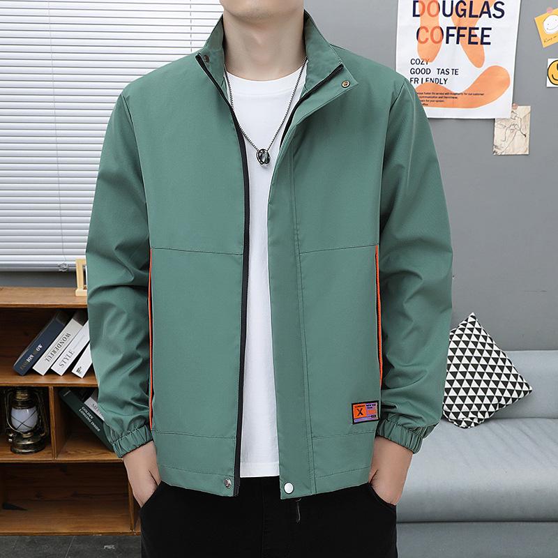 Верхняя одежда Куртка с воротником-стойкой Бейсбольный костюм Утепленная куртка Мужская осенне-зимняя повседневная куртка с хлопковой подкладкой