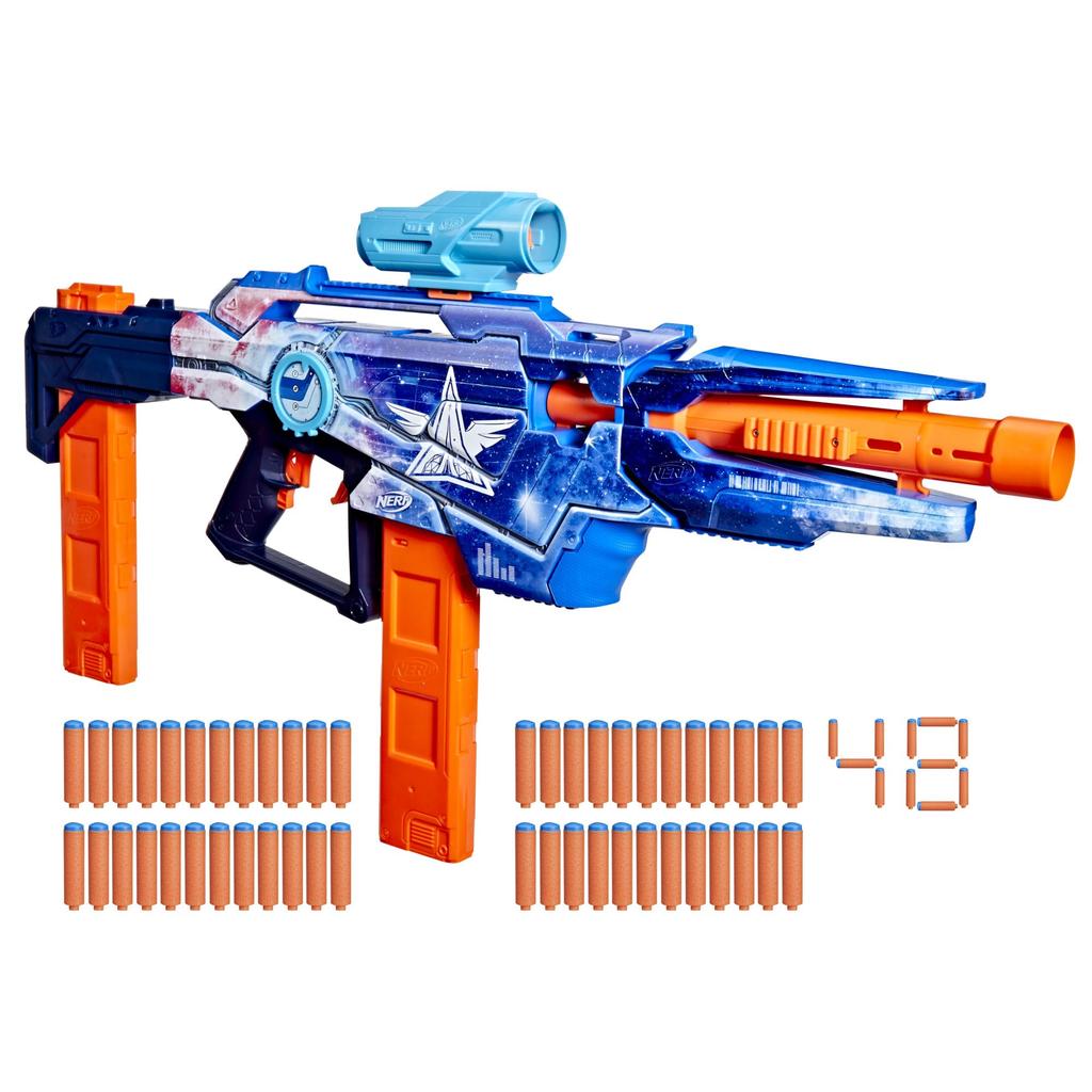 Hasbro Nerf Loadout Galactic Commander Электрический бластер с 3 3 и 48 N1 Игрушка в подарок для возраста Аутентичные режимы, Аксессуары, Стрелы, и Дети, 8+ (G1580)