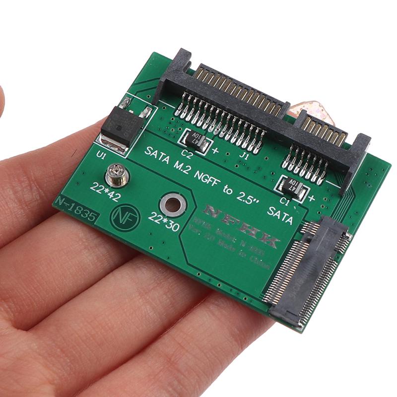 M.2 Ngff Ssd Твердотельный Жесткий Диск К Половинной Высоте 2,5 Дюймовый Sata3 Карта Адаптера