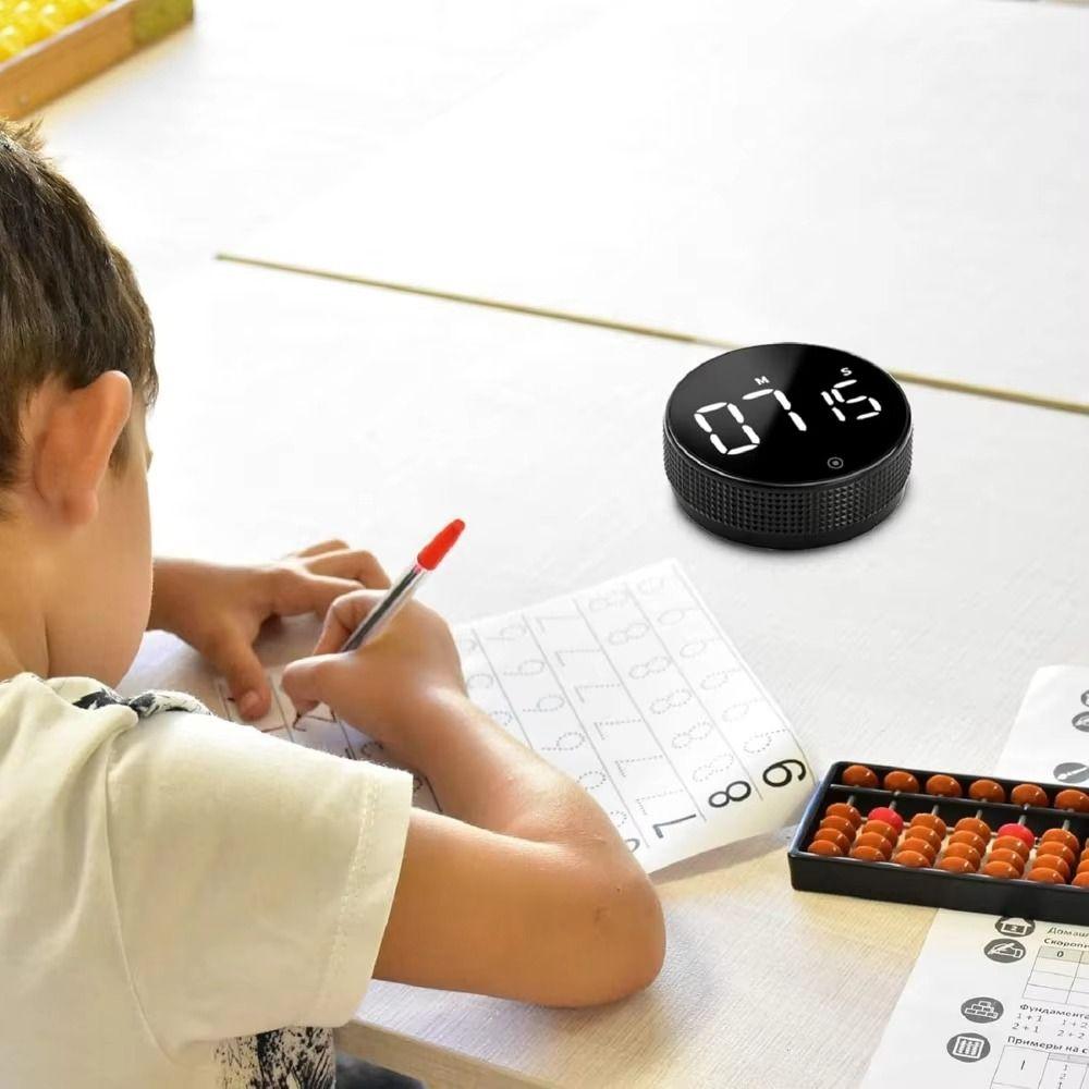 Ручное управление Магнитный кухонный таймер Большой светодиодный дисплей Таймер обратного отсчета Механический таймер Приготовление пищи