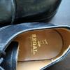 Regal Винтажные кожаные туфли Goodyear Welt с простым мыском 80-90-х годов, размер 24.0EE, черные(ИСПОЛЬЗОВАЛ)