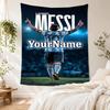 Messi Custom Wall Tapestry Multi-purpose Tapestry Smooth Polyester Great for Bedroom Wall Ideal for All Seasons Gift for Travel Home Birthdays
