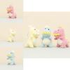 Soft Dinosaur Plushie Keychain Charming Wedding Favors And Kids Gifts