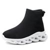 26-40 Children's Plus Size Fashionable High Top Socks Shoes Running Shoes Casual Fly Woven Children's Shoes