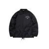 Li Ning Sports Basketball Series Polo Collar Casual Short Windbreaker Men Upperwear Black AFDQ231-2