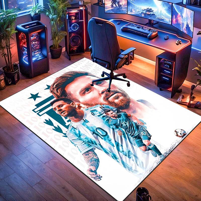 Goal Messi: Triumph Pink carpet Doormat printing Protective pad Art Bathroom mat