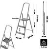 Стальная лестница бытовая складная стремянка цельная 125 кг