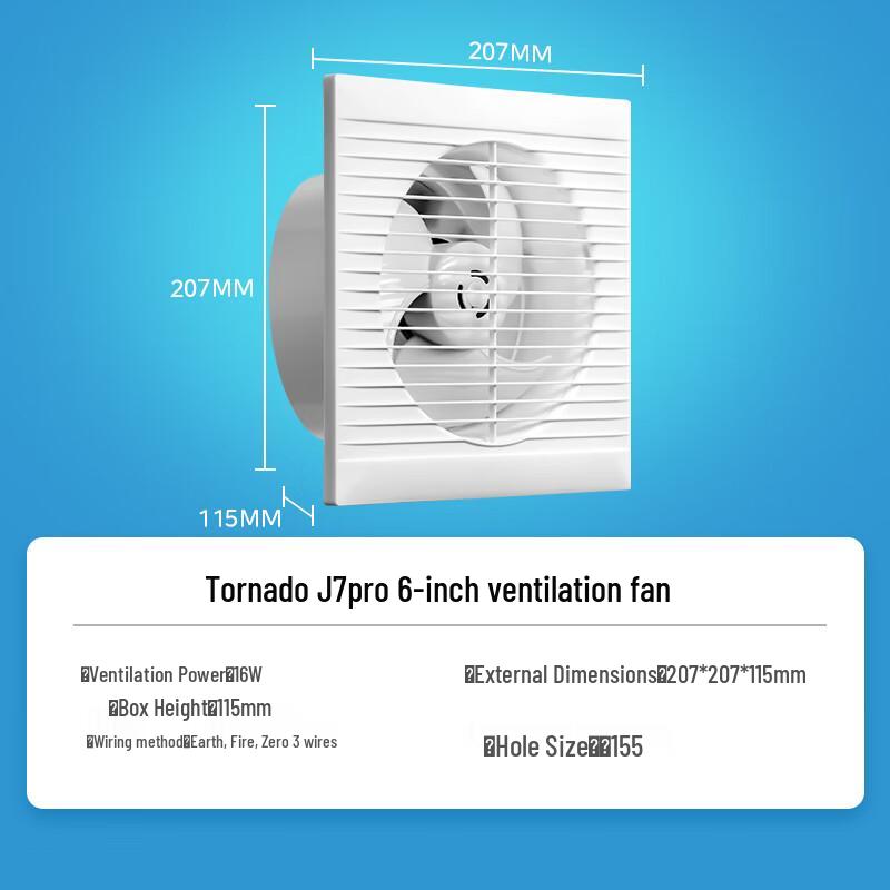 Midea 6-inch Window/Wall Mount Exhaust Fan