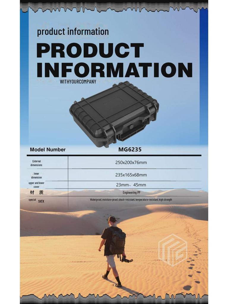 Guangzhou Plastic Portable Tool Box for Impact Drill and Hot Melt Gun