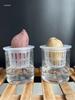 Transparent Plastic Hydroponic Planting Cylinder for Garlic, Potatoes, Beans, and Vegetables