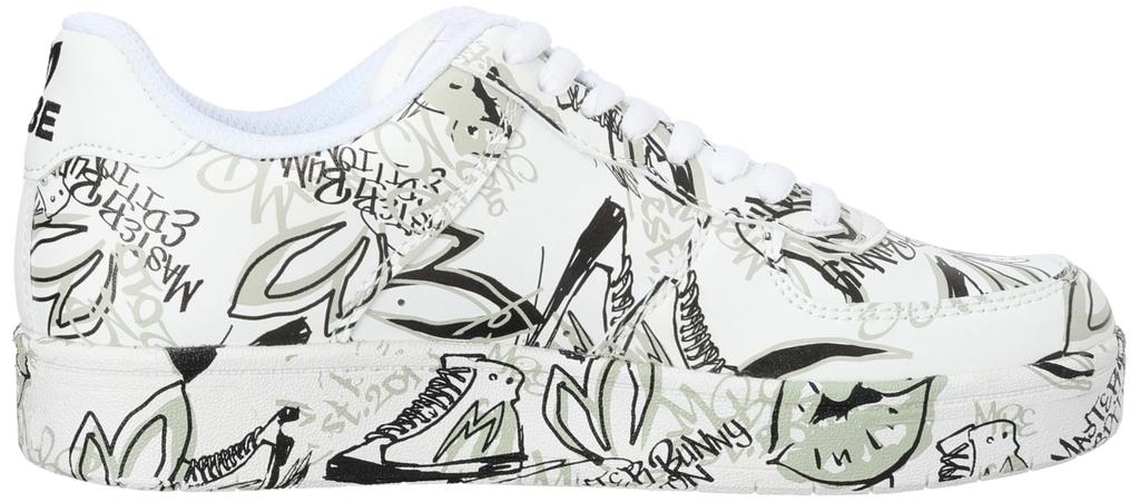 Golf Shoes Lip x Sneaker Golf Shoes cm [Master Bunny] Women's (Spikeless, Pattern) / / 758-4192602 030_White 23.0