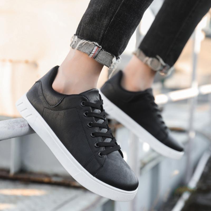 Мода 2025 Весна Классика Мужская Кожаная Повседневная Обувь Трансграничная Горячая Распродажа Универсальные Мужские Кроссовки Лоферы Мода Большой Размер Обувь для Скейтборда