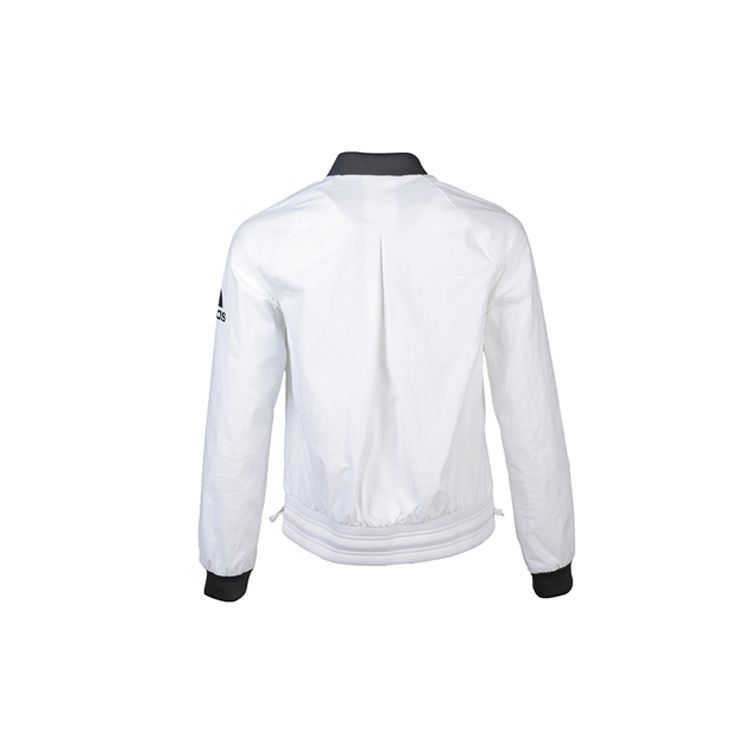 adidas Бомбер WV Fit Спортивная куртка унисекс Верхняя одежда Белый DW4553