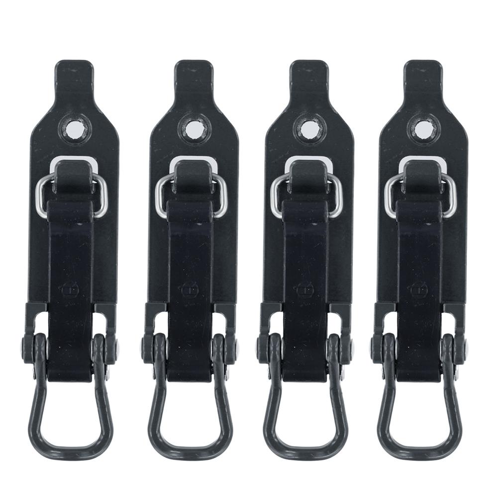 8/4PCS Shovel Holder Clamp Quick Release Metal Rubber Clamps For Car Truck Trailer Roof Rack Hammer Axe Shovel Mounting Bracket