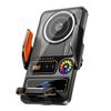 Smart Auto-Rotating Car Phone Holder With 15W Wireless Fast Charging Air Vent Black ABSPC