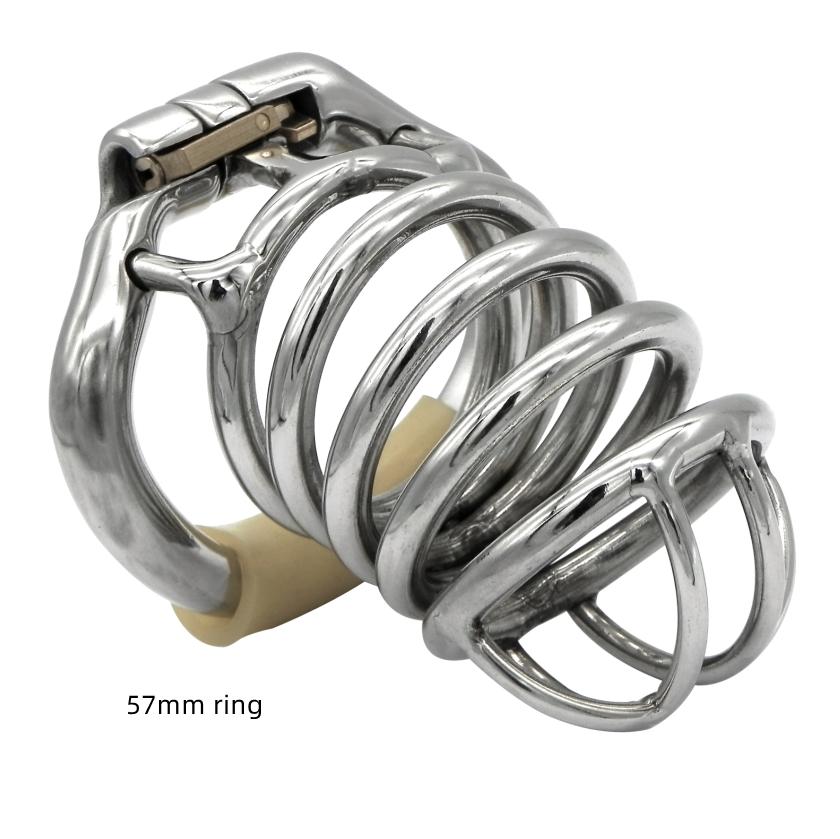 Эргономичное устройство верности для мужчин из нержавеющей стали, клетка для члена, замок для пениса, кольцо для члена, пояс верности, S050