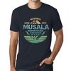 Men’s Vintage Tee Shirt Graphic T Shirt Mountain Explorer MUSALA Navy