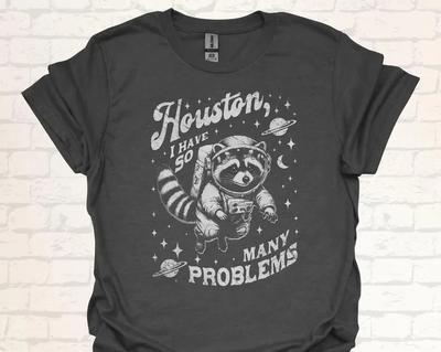 Space Raccoon Shirt Funny Astronaut Trash Panda Tee Gift