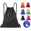 Nylon Waterproof Zipper Drawstring Backpack Outdoor Sport Fitness Storage Bag