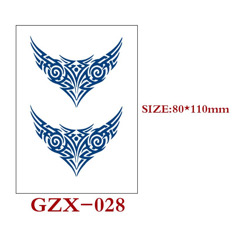 Травяная полуперманентная наклейка-тату, Полуперманентная наклейка-тату, Водостойкая, Потостойкая татуировка