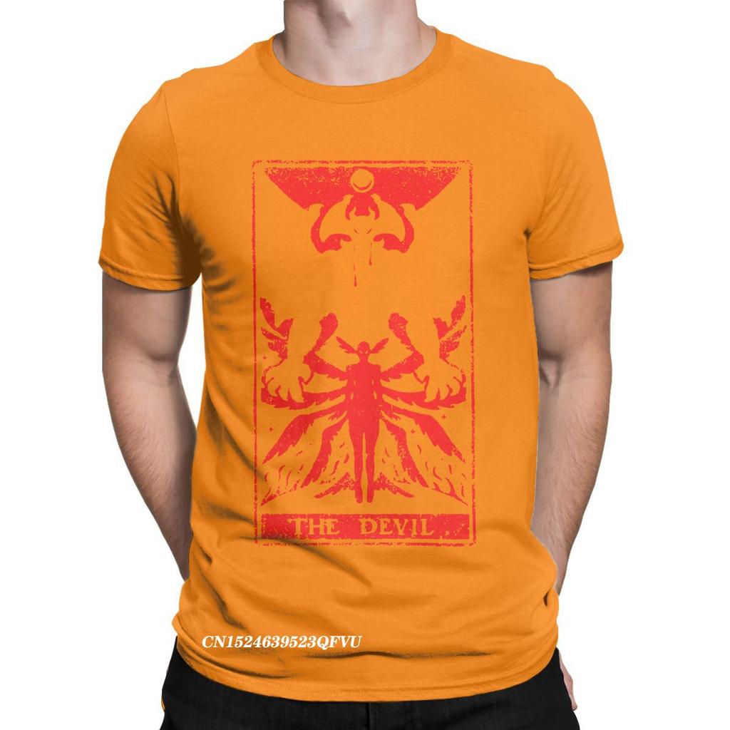 Devil Tarot Debiruman Devilman Crybaby Мужская футболка Японская аниме-футболка Harajuku Manga Футболки Хлопковая летняя одежда