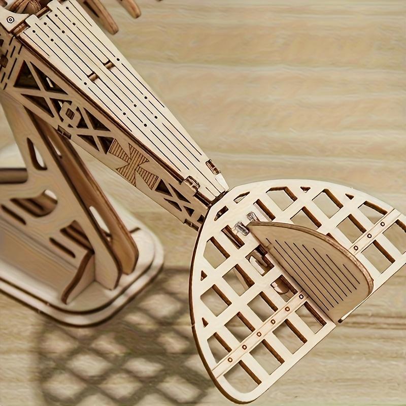 3D деревянная головоломка крылья самолет деревянная поделка своими руками модель самолета набор для сборки ручная работа 3D трехмерная головоломка ретро модель самолета украшение для дома игрушка