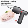 Electric Poultry Plucker Rechargeable Stainless Steel Cone Head Adjustable Waterproof Feather Plucking Machine for Chicken Duck Goose Turkey
