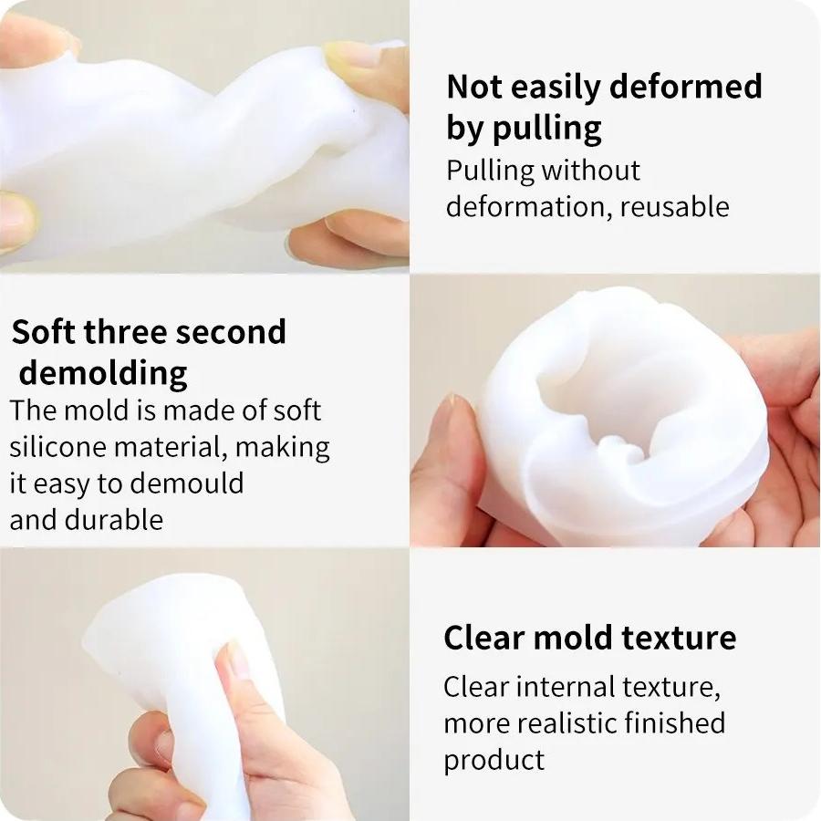 Сделай сам Обнимающаяся пара Портретная свеча Силиконовая форма Форма для выпечки торта Ароматерапевтический гипс Домашние украшения