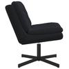 Rotating Relaxation Chair Black 63 x 75 x 76 cm Velvet